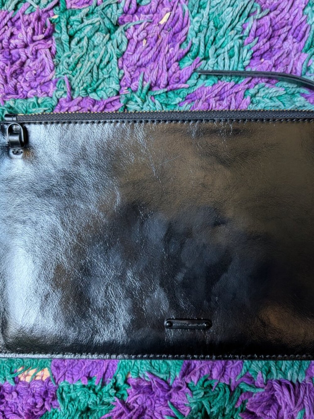 Rebecca Minkoff Large Celestial Studded Pouch In Black - Picture 3 of 3